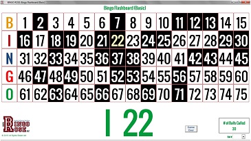 Bingo Flashboard (Basic) screen (small)